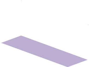 Grafische Darstellung einer Standfläche im Freigelände ohne feste Wände